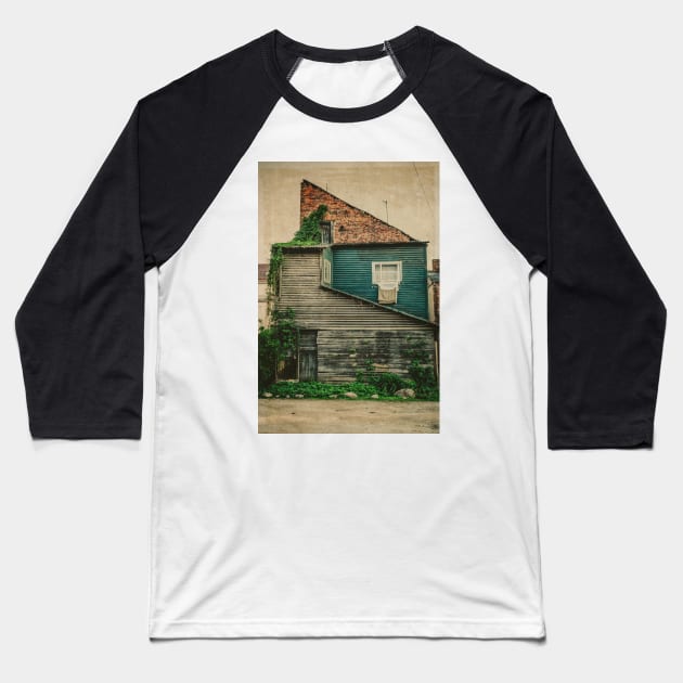 Old House Baseball T-Shirt by Errne